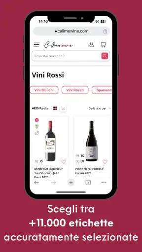Callmewine screenshot