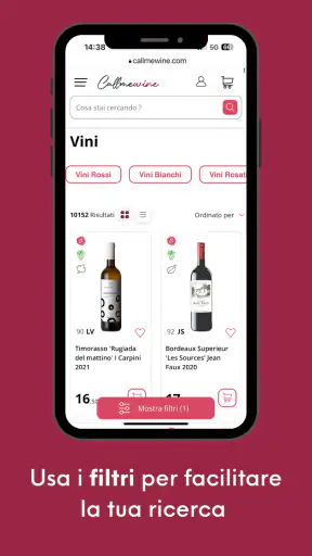 Callmewine screenshot