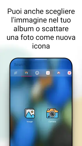 Cambia icone screenshot