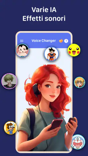 Cambia voce: modifica, effetti screenshot