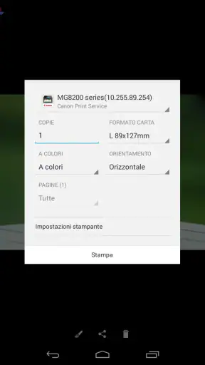 Canon Print Service screenshot