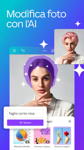 Canva: Disegno AI, Foto, Video screenshot