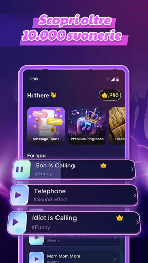 Canzoni per suonerie Android screenshot