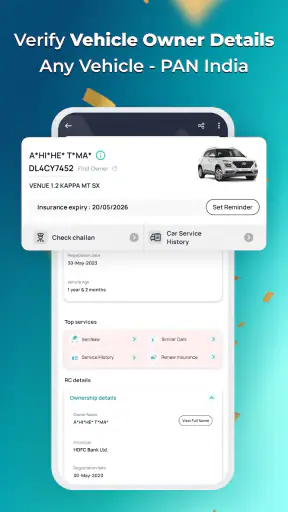 CarInfo - RTO Vehicle Info App screenshot