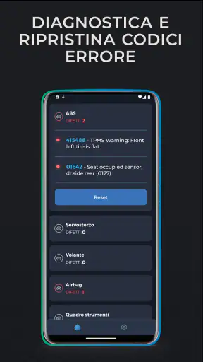 Carista OBD2 screenshot