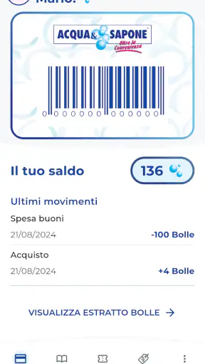 Carta Club Acqua & Sapone screenshot