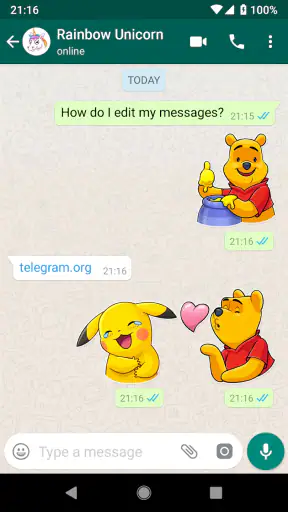 Cartoni animati WASticker screenshot