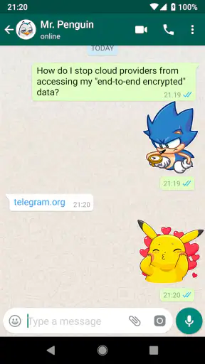 Cartoni animati WASticker screenshot