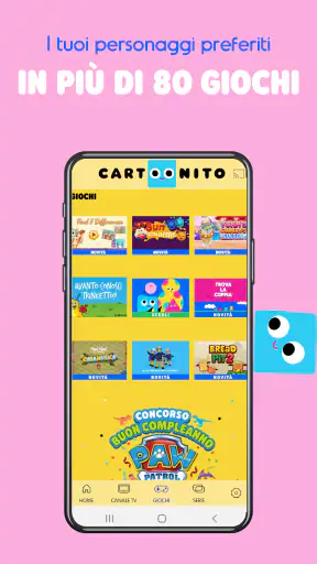 Cartoonito App serie e giochi screenshot