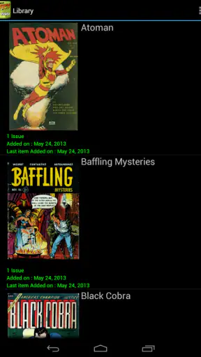 Challenger Comics Viewer screenshot