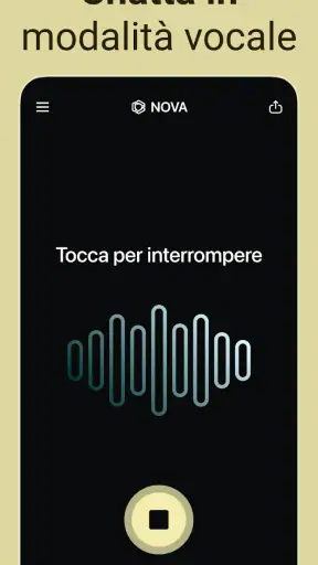 Сhatbot IA in italiano - Nova screenshot