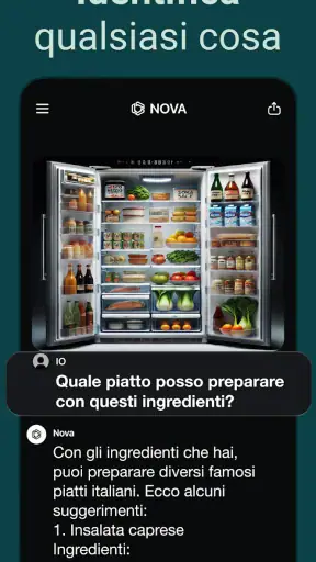 Сhatbot IA in italiano - Nova screenshot