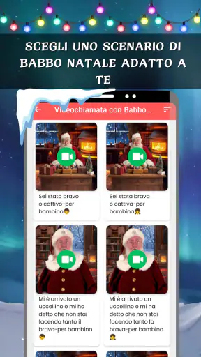 chiamata babbo natale italiano screenshot