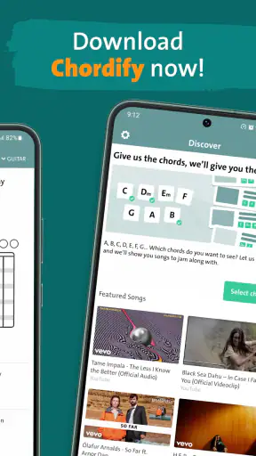 Chordify - Accordi di canzoni screenshot