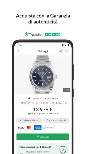 Chrono24 | Orologi di lusso screenshot
