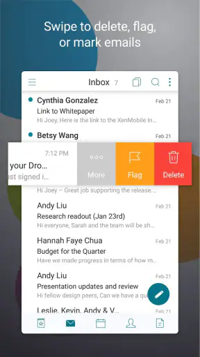 Citrix Secure Mail screenshot
