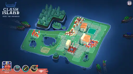 Clash Island: salva i nani screenshot