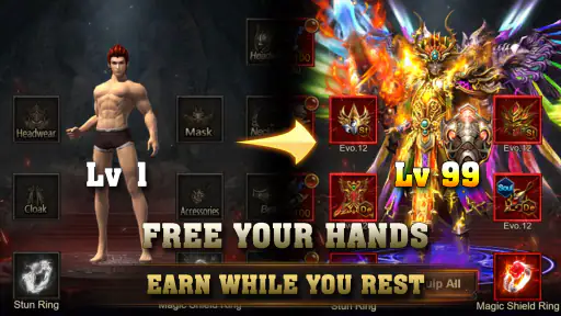 Clash Legend: idle magic rpg screenshot