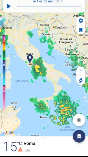 Clime: Radar Meteo Live screenshot