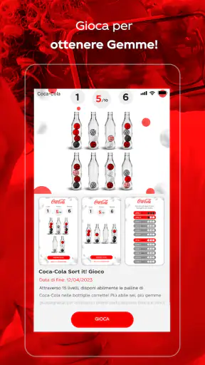 Coca-Cola: Gioca e vinci premi screenshot