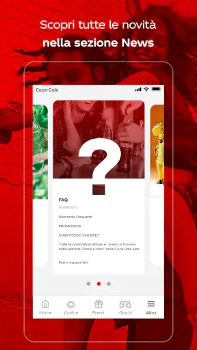 Coca-Cola: Gioca e vinci premi screenshot