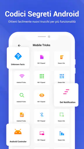 Codici segreti e hack mobili screenshot