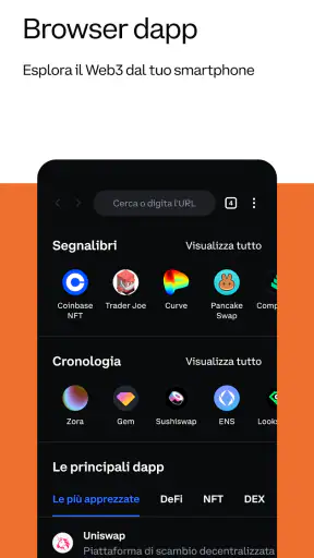 Coinbase Wallet: NFT e cripto screenshot