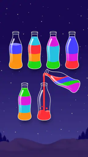 Color Water Sort Wooden Puzzle screenshot