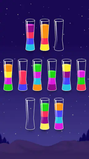 Color Water Sort Wooden Puzzle screenshot