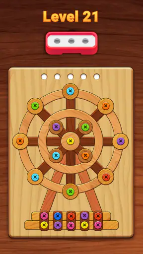 Color Wood Screw screenshot