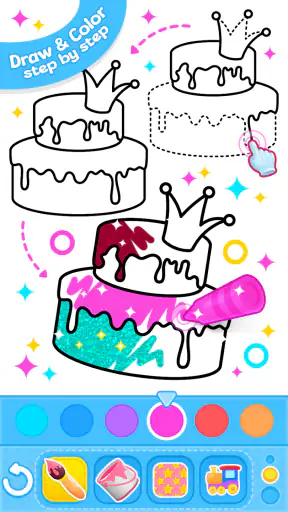 Coloring Meal for Kids Game screenshot