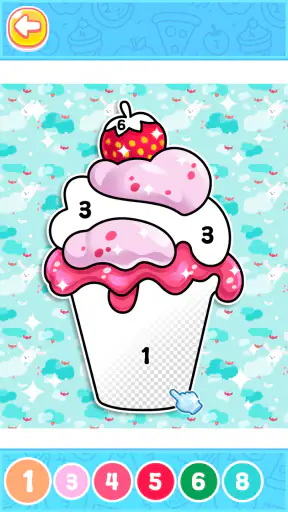Coloring Meal for Kids Game screenshot