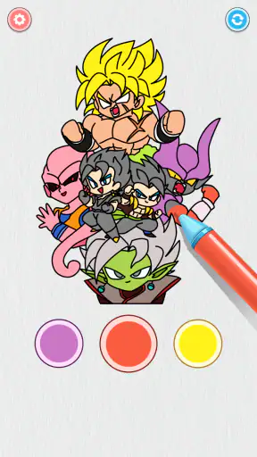 Coloring Paint: ASMR Superhero screenshot