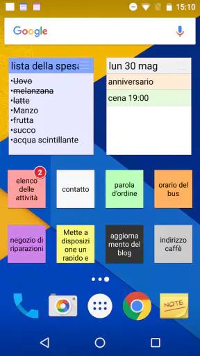 ColorNote Blocco note Notepad screenshot