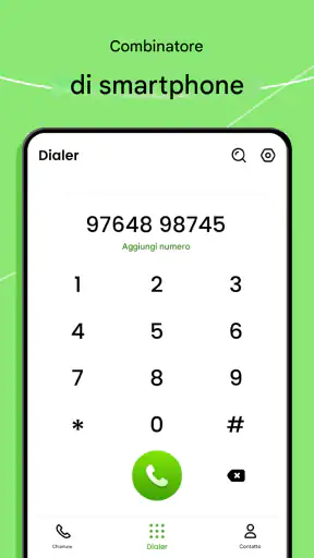 Compositore telefonico screenshot