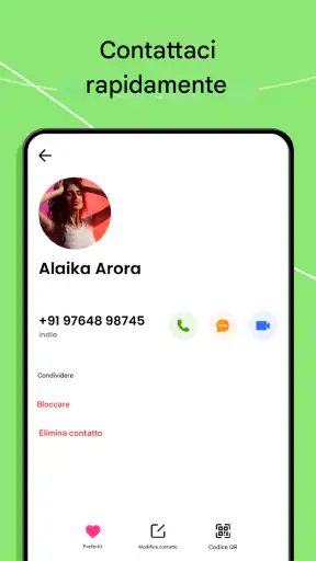 Compositore telefonico screenshot