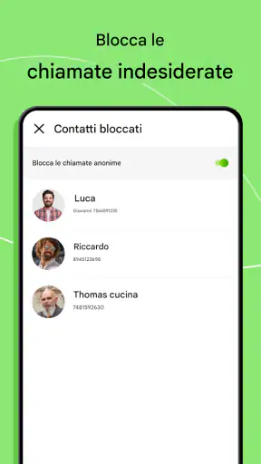 Compositore telefonico screenshot