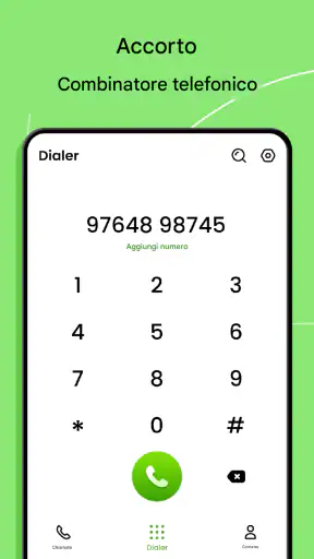 Compositore telefonico screenshot