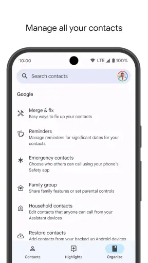 Contatti screenshot
