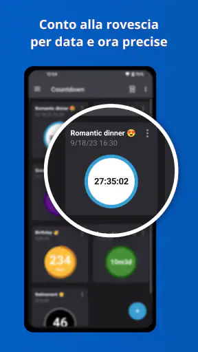 Conto alla Rovescia con Widget screenshot