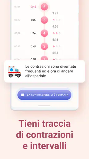 Contrazioni - Conta e segui! screenshot