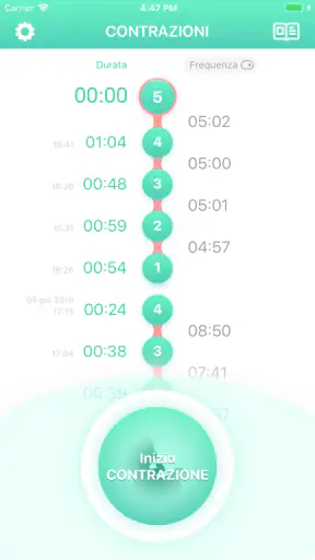 Contrazioni - Gravidanza - 9m screenshot