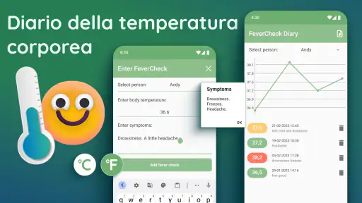 Controllo della febbre screenshot