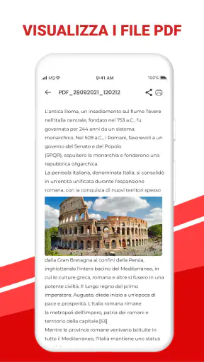 Converti immagine in PDF screenshot