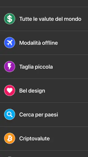 Convertitore di valuta screenshot