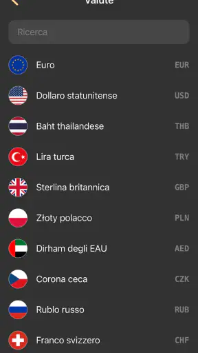 Convertitore di valuta screenshot
