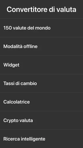 Convertitore di valuta screenshot
