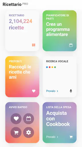 Cookbook App Ricette di Cucina screenshot