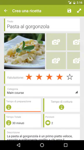 COOKmate - Gestore di ricette screenshot