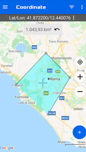 Coordinate GPS Mappa screenshot